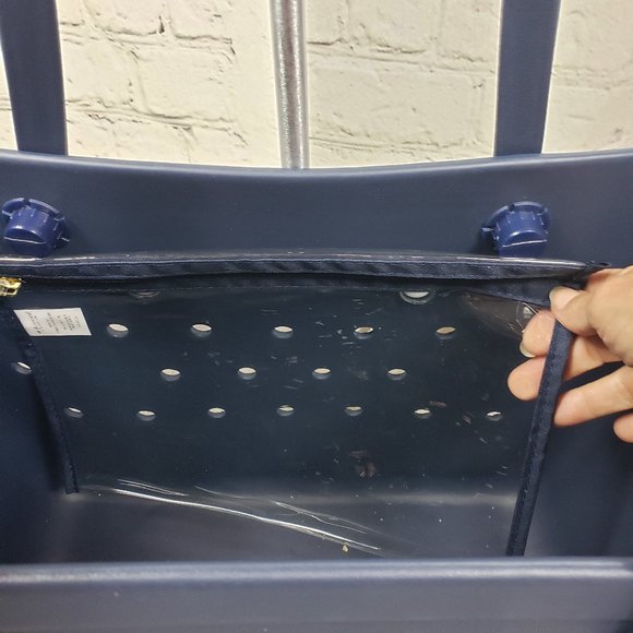 SIMPLY SOUTHERN Large Navy Tote Bogg Bag Style - Picture 3 of 9